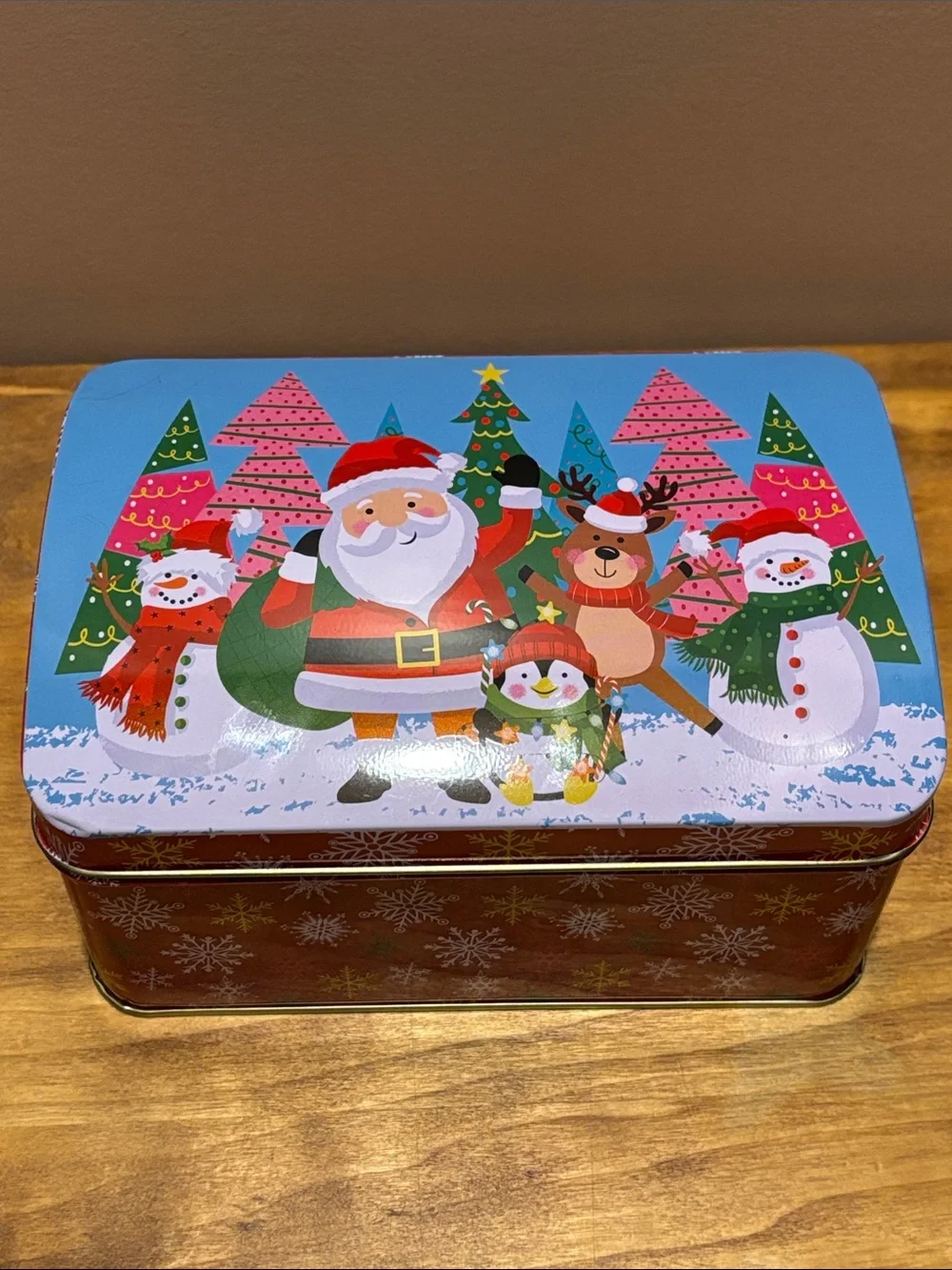 Bundle of Christmas Tins & Candy Cane Container